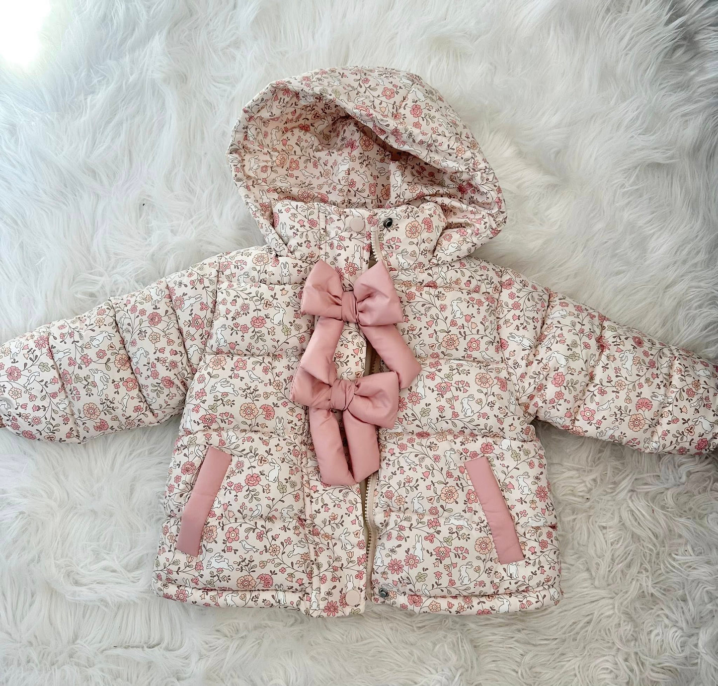 Floral Puffer Jacket PRE ORDER