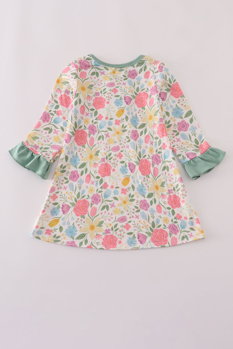 Floral print dress