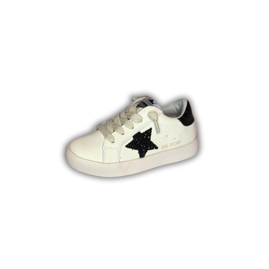 Simple black girls sneaker