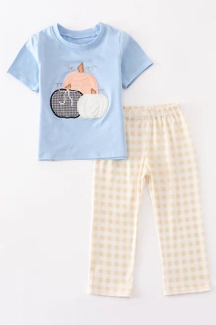 Three pumpkin boys set