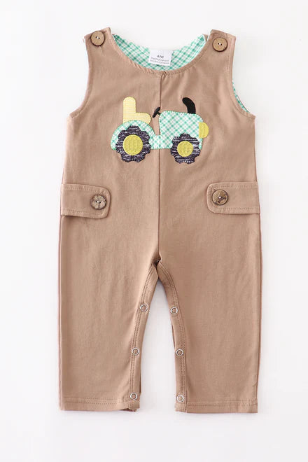 Khaki tractor jonjon