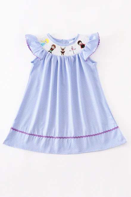 Frozen embroidered dress