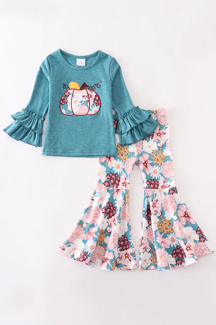 Teal pumpkin bell set