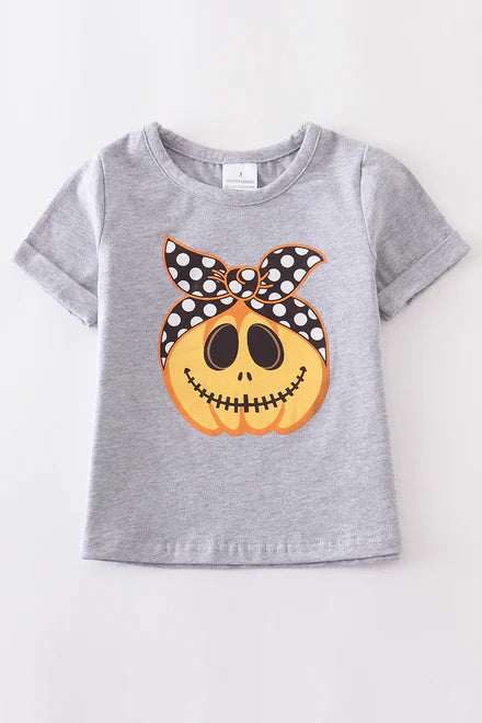 Grey pumpkin shirt
