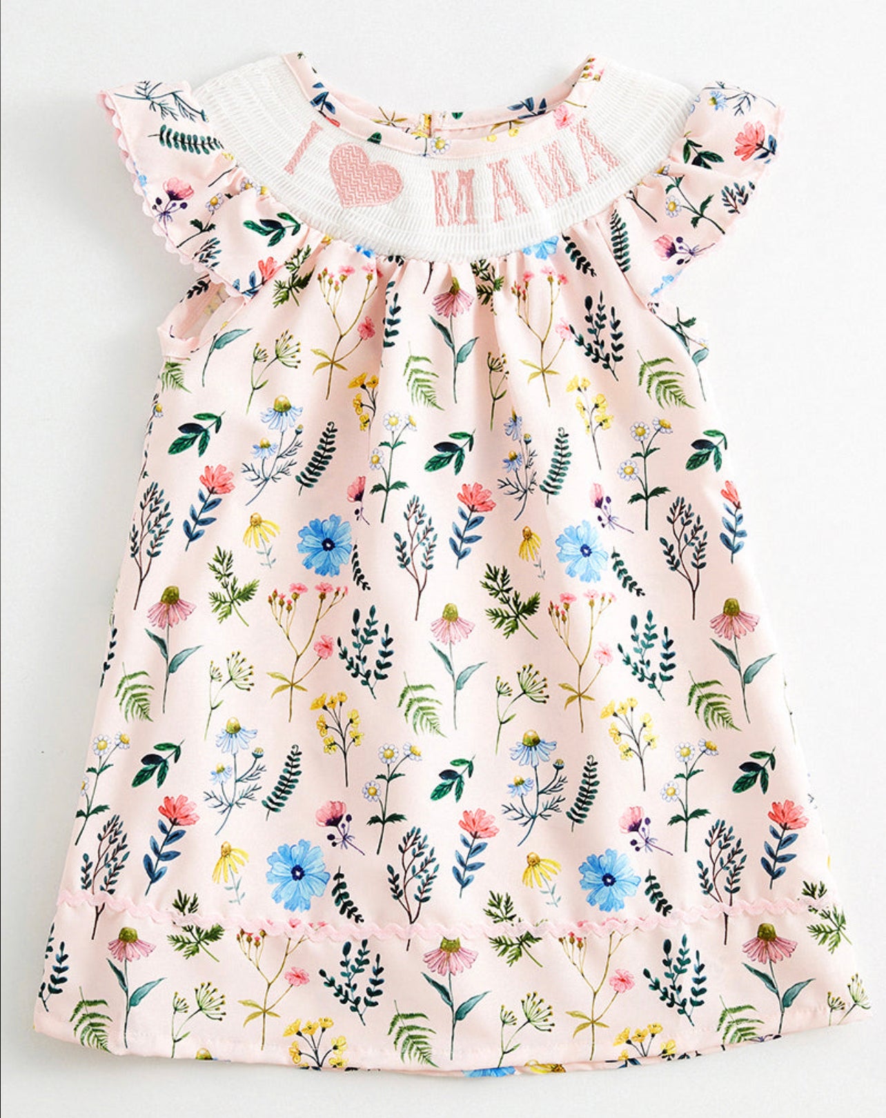 I love mama smocked dress