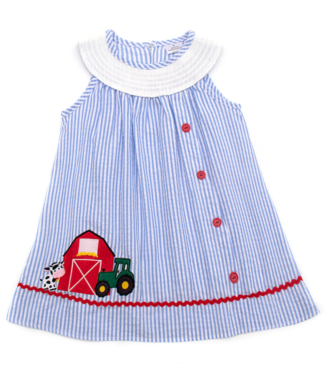 Embroidered farm dress