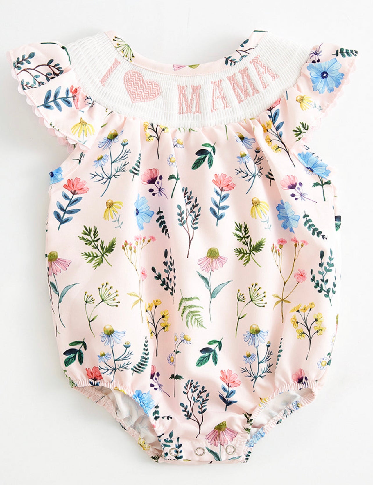 I love mama smocked bubble