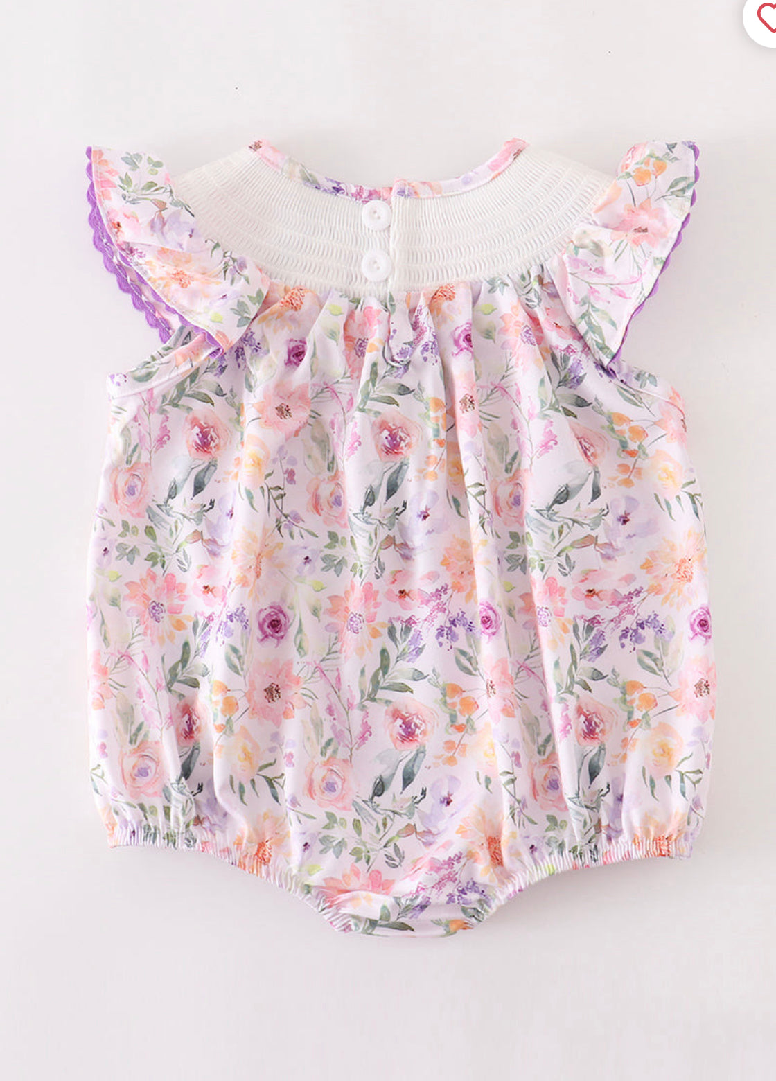 Floral mamas baby romper