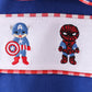 Blue character embroidery bubble