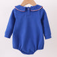 Blue character embroidery bubble