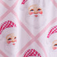 Pink santa claus bamboo pajamas set