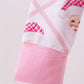 Pink santa claus bamboo pajamas set