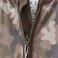 Camouflage bamboo zipper romper