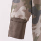 Camouflage bamboo zipper romper