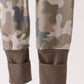 Camouflage bamboo zipper romper