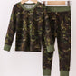Forest Leaf Camo bamboo pajama pants set