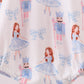 Pink bow nutcracker ruffle bubble