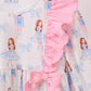 Pink bow nutcracker ruffle dress