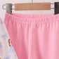 Pink bow nutcracker ruffle pants set