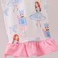 Pink bow nutcracker pants set
