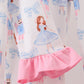 Pink bow nutcracker pants set