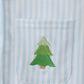 Christmas tree embroidery button down shirt