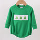 Forest Christmas tree embroidery bubble