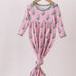 Pink christmas tree bamboo gown