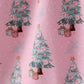 Pink christmas tree bamboo dress