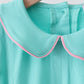 Green christmas tree embroidery dress