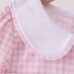 Pink grinch smocked dress