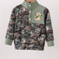 Camouflage dog hunting applique pullover