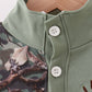 Camouflage dog hunting applique pullover