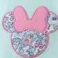 Mint floral character applique bloomer set