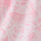 Pink bunny smocked lace collar dress