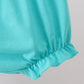 Blue bright floral ruffle bloomer set