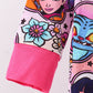 Purple character bamboo pajama pants set