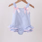 Blue Stripe One-Piece Swimsuit