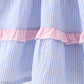 Blue Stripe Smocked Mom Dress