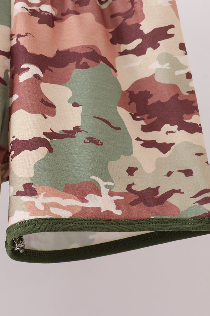 Duck Camo Embroidered Knit Set