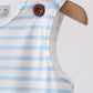 Blue Sports Ball Stripe Applique Knit Jon