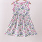 Purple Hydrangea Knit Dress