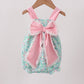Pink Bow Floral Knit Bubble