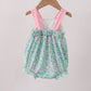 Pink Bow Floral Knit Bubble