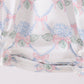 Blue Floral Knit Bubble