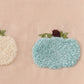 Beige french knot shorts set