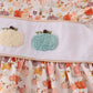 Beige french knot ruffle bubble