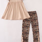 Camouflage hound embroidery pants set