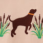 Camouflage hound embroidery ruffle bubble
