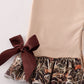 Camouflage hound embroidery ruffle bubble